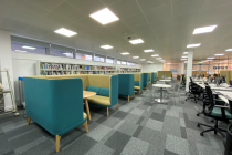 Photo of study booths in Learning Centre
